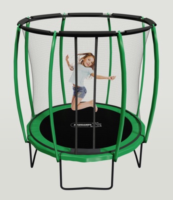 Cama elastica Mas Games Premium 305 con red, escalera y anclajes con cubierta 